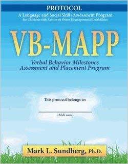 VB-MAPP Protocol. 25-Pack-Mark L. Sundberg-Special Needs Project