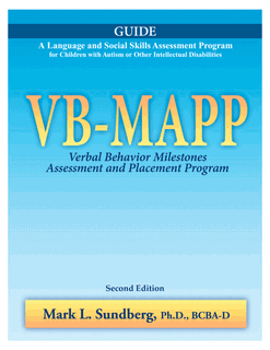  Book cover or image of VB-MAPP Guide. Second edition, Catalog Number 26107.